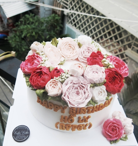 Bánh kem vườn hoa xinh đẹp
