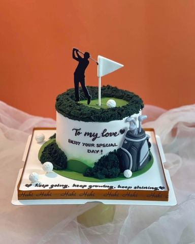 Bánh sinh nhật chủ đề golf cho Nam