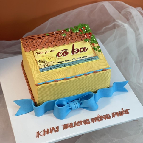 Bánh kem cho ngày khai trương cho tiệm Cô Ba