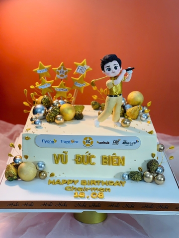 Bánh kem trang trí tạo hình sếp