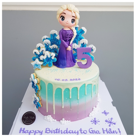 Bánh sinh nhật tạo hình công chúa Elsa