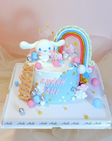 Bánh sinh nhật tạo hình Cinnamoroll cho bé Khánh Chi