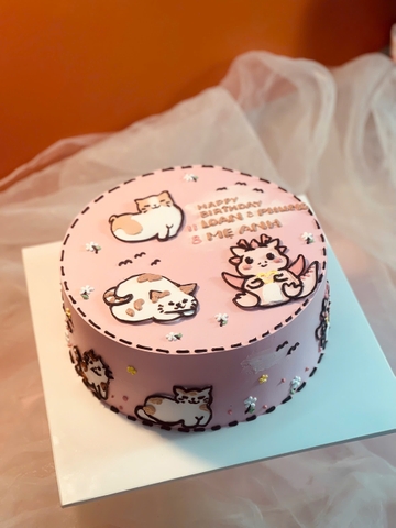 Bánh kem vẽ hình theo yêu cầu
