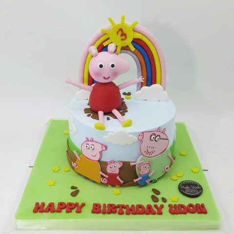 Bánh sinh nhật tạo hình heo Peppa