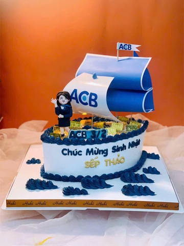 Bánh kem tạo hình mừng sinh nhật Sếp ACB