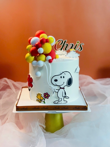Bánh sinh nhật trang trí Snoopy