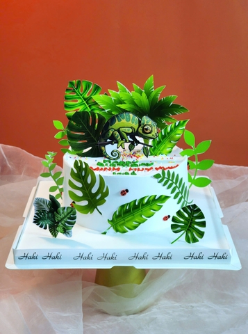 Bánh sinh nhật in hình giấy ảnh cho bé trai