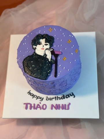 Bánh kem trang trí vẽ hình theo yêu cầu