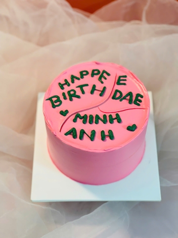 Bánh kem đơn giản tặng bạn bè