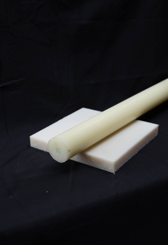 Thanh nhựa PA6 trắng vàng Trung Quốc