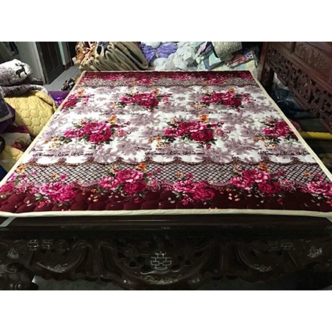 Thảm Nỉ Nhung Trải Giường 3 Lớp Đủ Cỡ