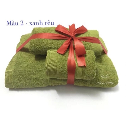 Khăn Bông Bộ 3 Cái Làm Quà Tặng Quá Đẹp