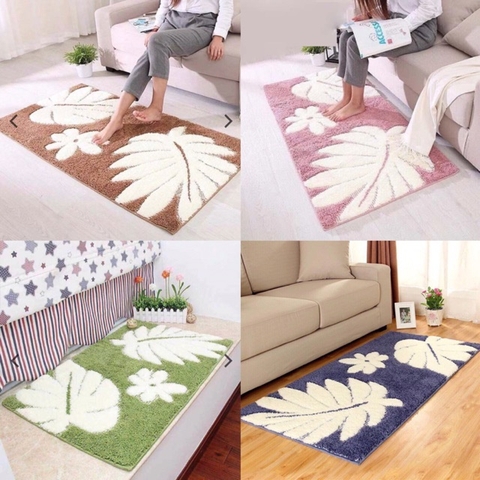 Thảm Trải Sàn Hình Lá Mẫu Mới 60*90M