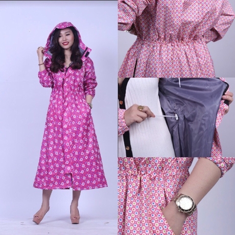 Áo Khoác Đi Mưa 3 Công Dụng Chống Lạnh - Chống Mưa - Chống Bụi