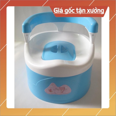 sale Bô vệ sinh cho bé có ngai tựa lưng Việt Nhật - Dụng cụ vệ sinh tiện lợi cho bé sale
