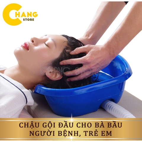 [Giá hủy diệt] Chậu Gội Đầu Tại Giường, Tại Nhà, Thau Gội Đầu Chất Liệu Nhựa Cao Câp Siêu Bền