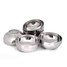 comno 5 bát inox 2 lớp cách nhiệt hoàng gia