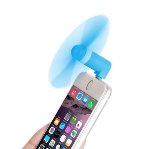 Quạt Mini Usb 2 Cánh Cắm Điện Thoại Iphone