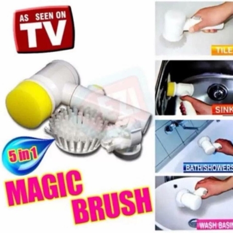 Máy Cọ Rửa Vệ Sinh Đa Năng Chỉ Cần Bấm Di Mọi Ngóc Nghách Sẽ Sạch J
