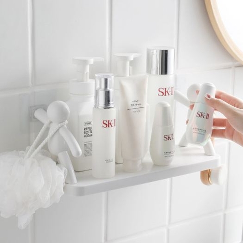 kệ dán tường decor nhà tắm phong cách Nhật Bản mẫu mới HOT xình xịch  aladanh-net-vn