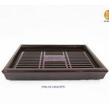 Khay trà giả gỗ nhựa việt nhật