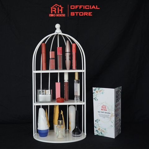 [Sao chép]Kệ lồng chim Premium đựng mĩ phẩm nhiều tầng đa năng để nước hoa nội thất phòng ngủ