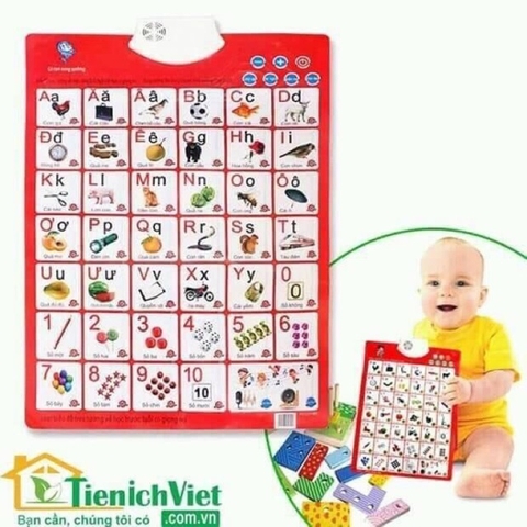Bảng Học Chữ Cái Cho Bé Cả Nhạc