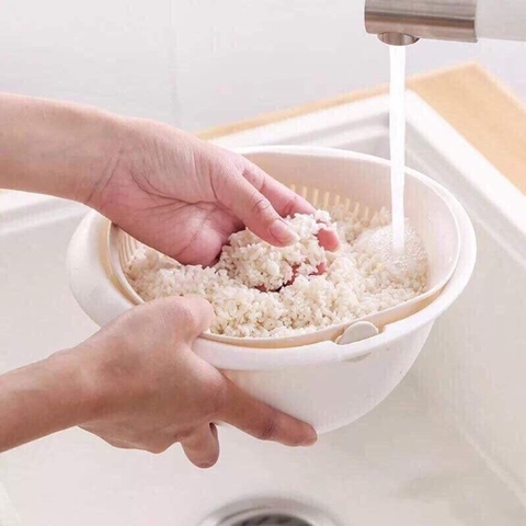 Rổ 2In1 Rổ Kèm Thau Luôn Nhé