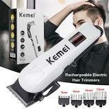 Tông đơ cắt tóc gia đình không dây chuyên nghiệp KEMEI KM- 809A. Loại Xịn tặng kính chắn giọt bắn