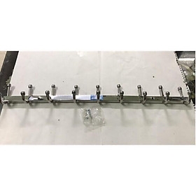 Móc treo quần áo đóng tường inox - 7 móc