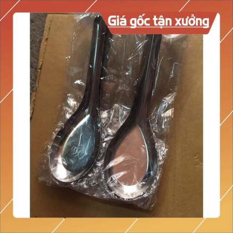 sale set 10 thìa phở inox hoa sen hàng đẹp sale