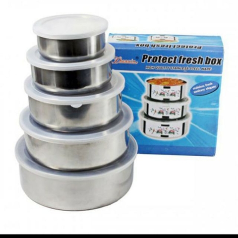Sale Bộ Thố 5 Cái Inox