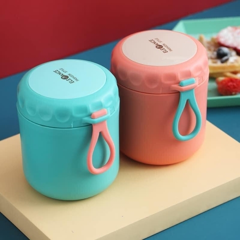 BÌNH Ủ CHÁO ,CỐC MANG CANH ĐI LÀM DUNG TÍCH 530 ml LÀM BẰNG INOX 304 AN TOÀN