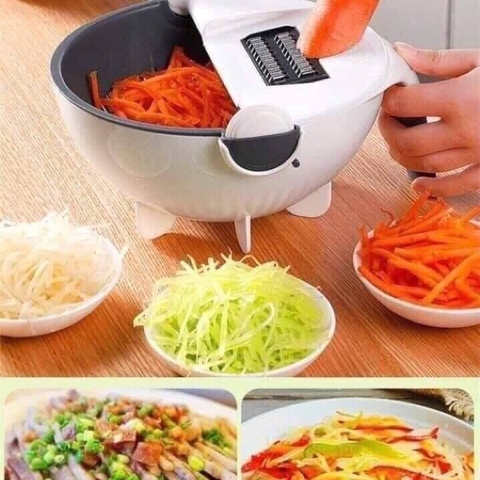 Set Nạo Rau Củ Kèm Rổ Đựng