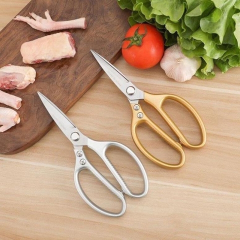 Kéo Cắt Gà ?? HÀNG LOẠI 1 ?? Kéo bếp Inox Nội Địa Nhật Bản Cắt Thịt Gà Vịt Siêu Bén SK5