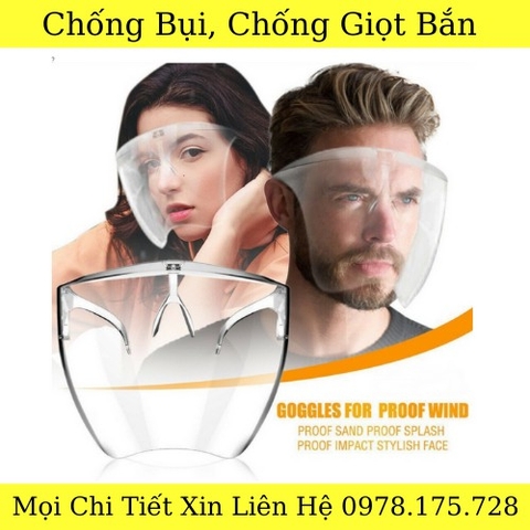 [Giá hủy diệt] [Chính hãng] Kính Chống Bụi Đi Đường, Kính Bảo Hộ Chống Giọt Bắn