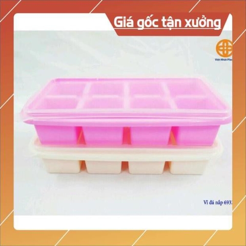 sale Combo 3 khay đá có nắp Việt Nhật sale