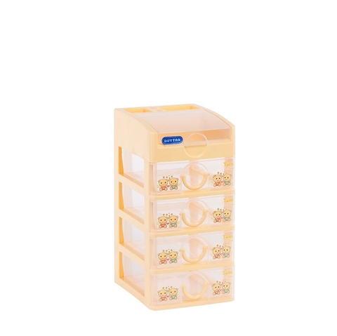 [Giá hủy diệt] [Chính hãng] Tủ nhựa Duy Tân Tomi Mini 5 tầng màu cam,hồng,lá,trắng