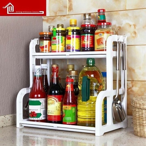 [Mã LIFE5510K giảm 10K đơn 20K] {GIÁ HỦY DIỆT} KỆ GIA VỊ CHỮ H NHỰA VIỆT NHẬT