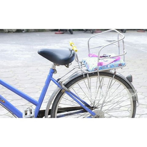 GHẾ XE ĐẠP CHO BÉ,GHẾ XE ĐẠP INOX,GHẾ XE ĐẠP SẮT SƠN CHO BÉ NGỒI ĐẰNG SAU