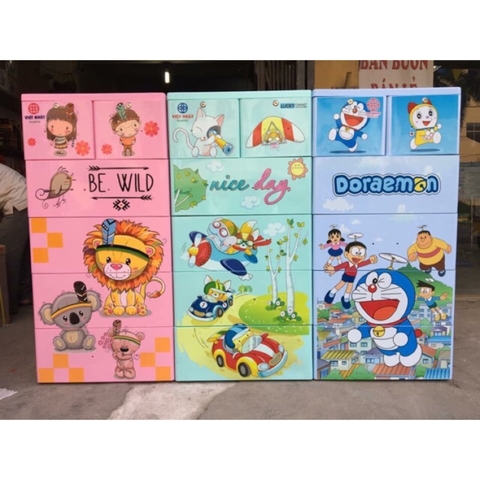Tủ Lucky 5 Tầng 6 Ngăn (60 X 48 X 122 (Cm)