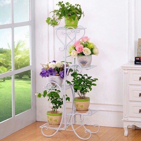 Kệ Cây Cảnh 5 Tầng Đế Vuông
