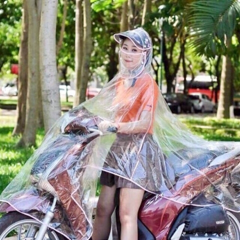 Áo Mưa Kính Trong Suốt