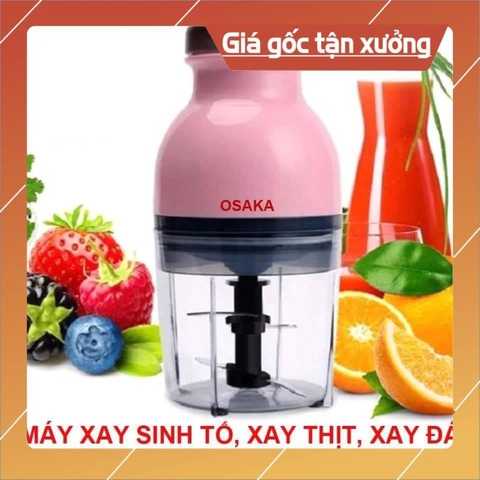 MÁY XAY SINH TỐ, XAY ĐÁ OSAKA MẪU TO NẮP TRÒN[ Kho sỉ ]