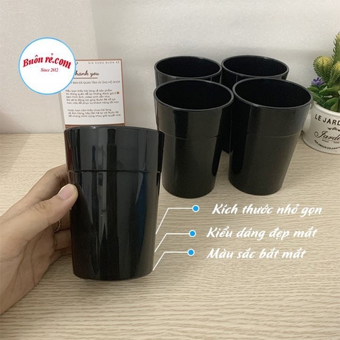 Combo 10 Cốc phíp nhựa uống nước Việt Nhật 330ml - Cốc nhựa chịu nhiệt cao cấp bền đẹp (MS:6315) - br 01288