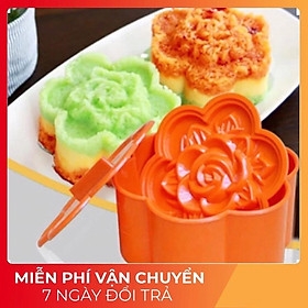 Khuôn xôi hình bông hoa hồng Đủ size siêu đẹp - 12cm