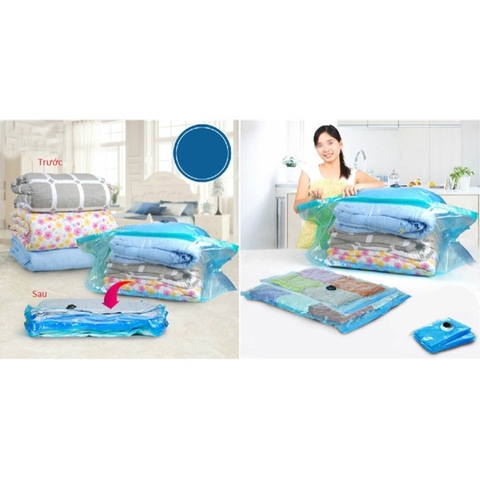 Bộ 8 Túi Nilon Để Chăn Màn Quần Áo