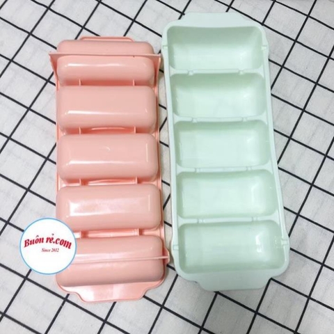 Set 3 vỉ đá 5 viên nhựa dẻo Việt Nhật (6928) khay làm đá, thạch rau câu, đựng đồ trữ đông ăn dặm cho bé -Buôn rẻ 01261