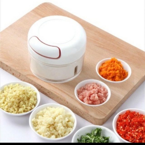 Máy Xay Tỏi Ớt Cầm Tay Mini Food Chopper Tiện Dụng Có Xay Thịt Xay Đá Daval House Mxt-001