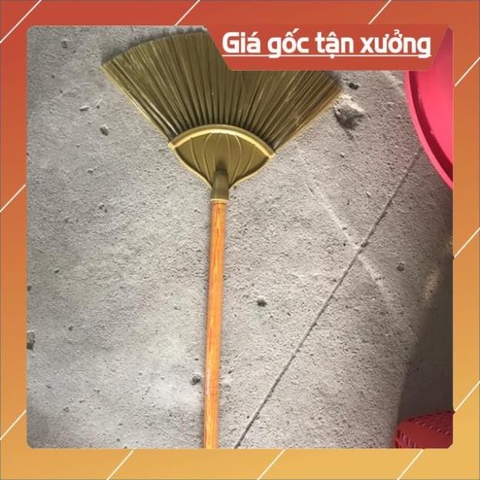 Chổi quét nước, quét nhà lông mềm cán inox, gỗ